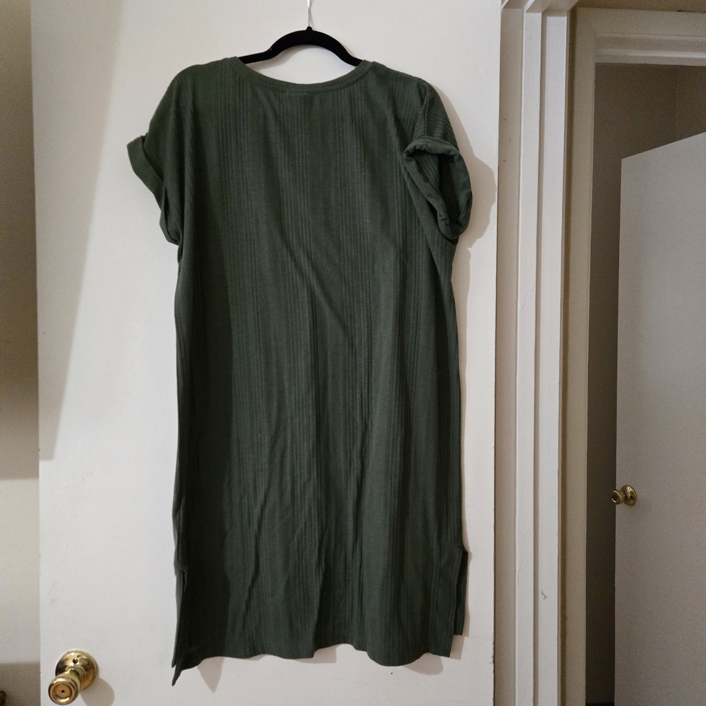 LuLaRoe Chelsea Olive Colored Dress
